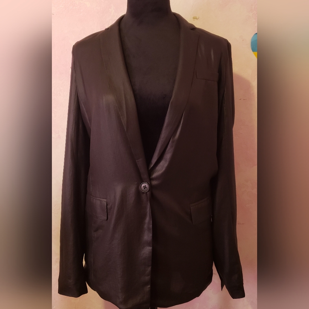 NWT Armani Exchange Sleek Black Blazer